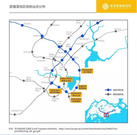 Figure 1: Singapore land and transport authority map